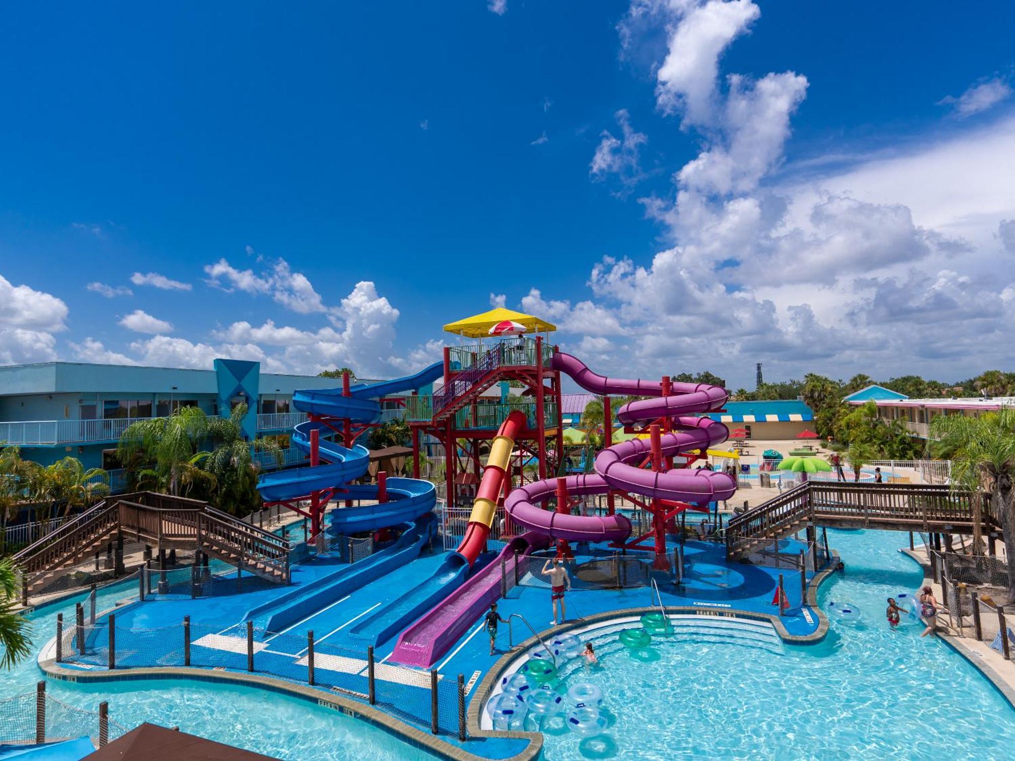 Hotel Ramada By Wyndham Flamingo Water Park Kissimmee Exterior foto