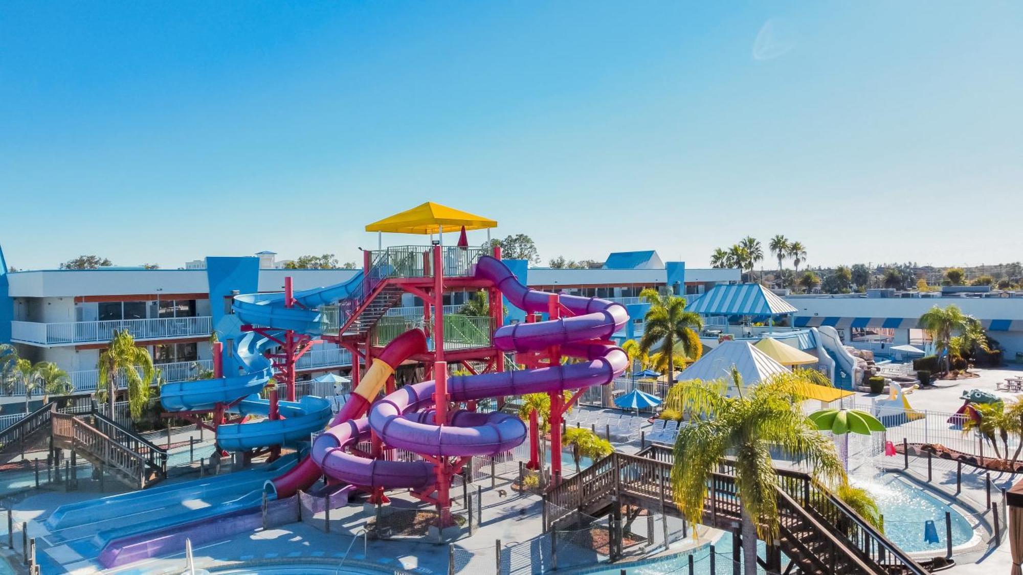 Hotel Ramada By Wyndham Flamingo Water Park Kissimmee Exterior foto